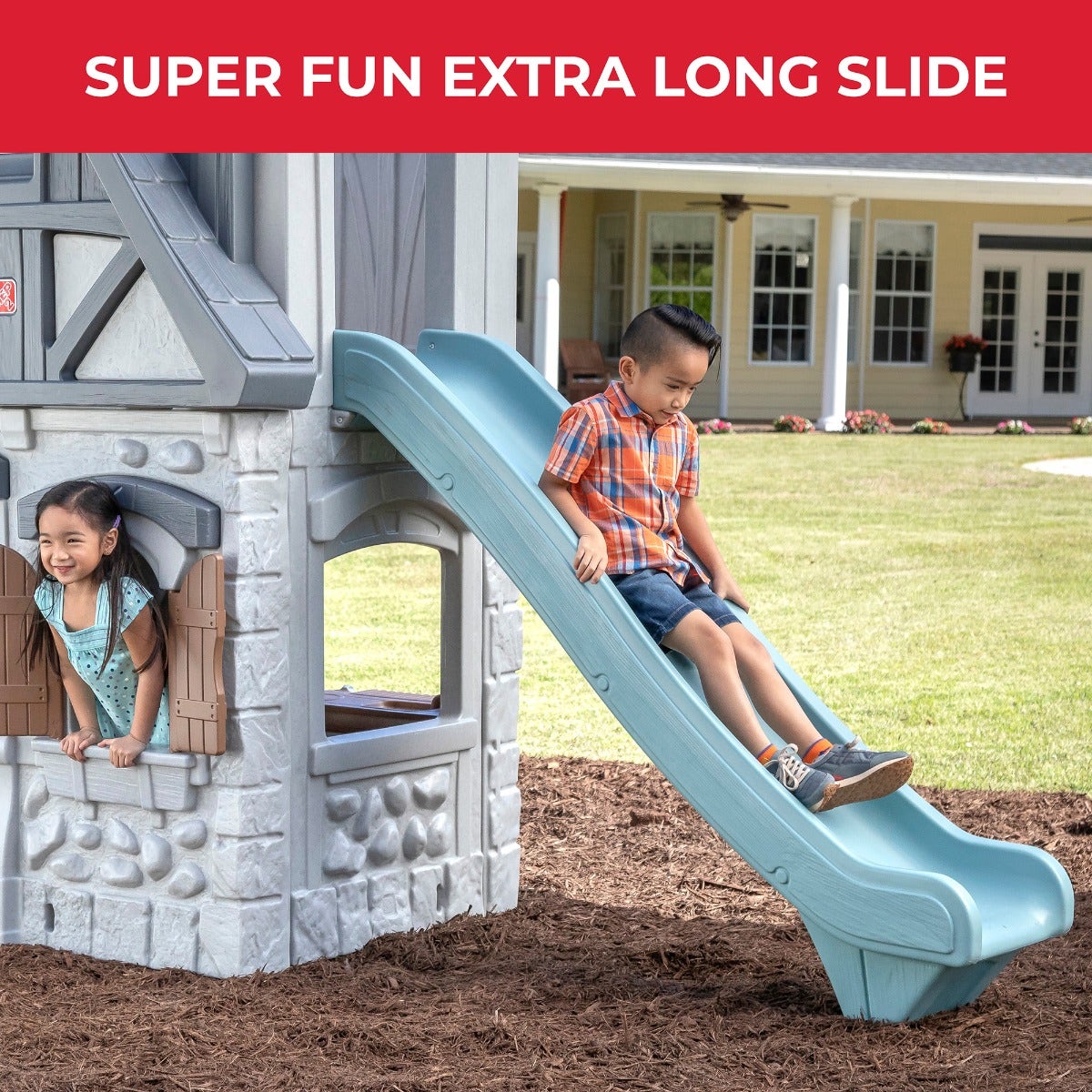 Enchanting Adventures 2-Story Playhouse & Slide™ - Image 3
