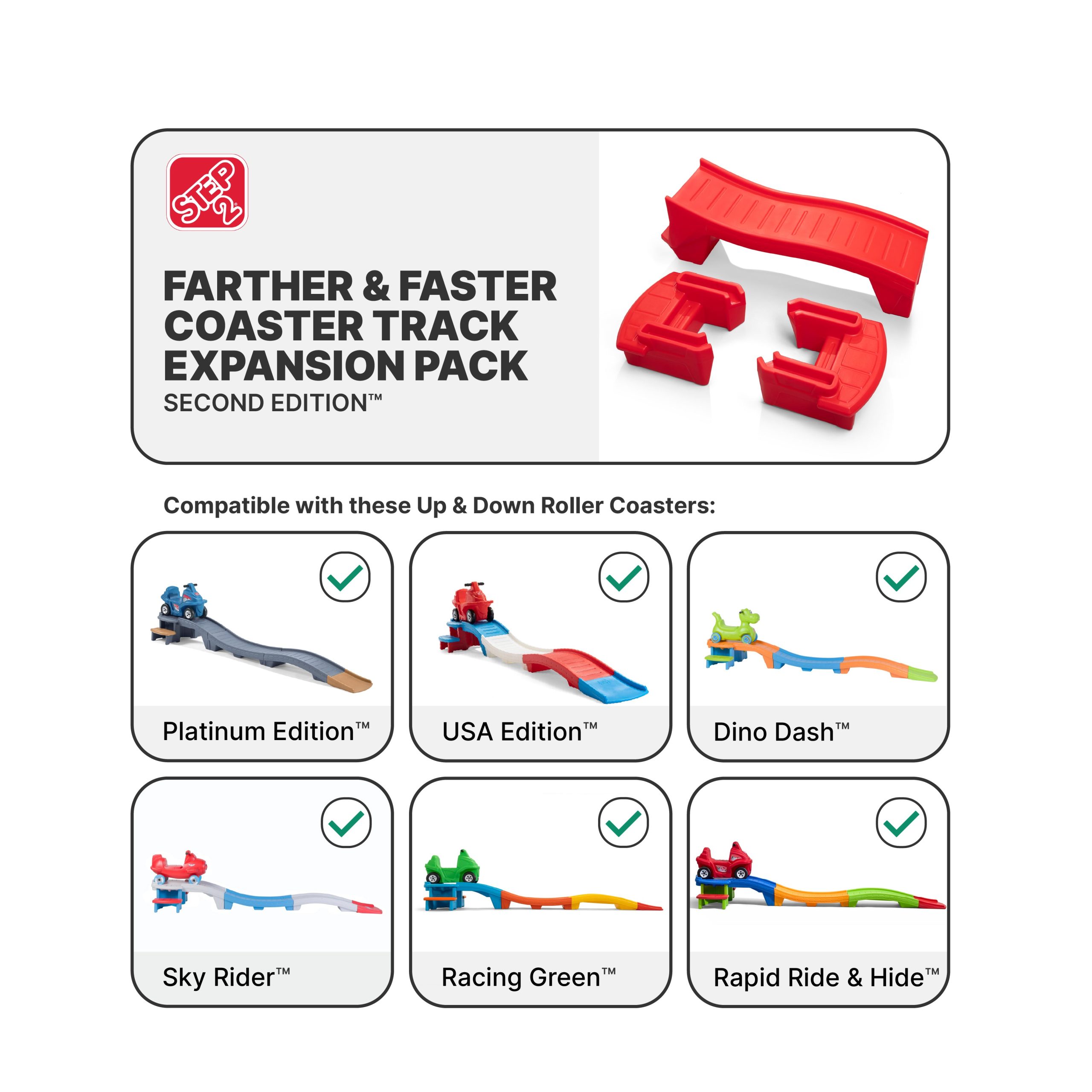 Farther & Faster Coaster Track Expansion Pack Second Edition™ - Image 4