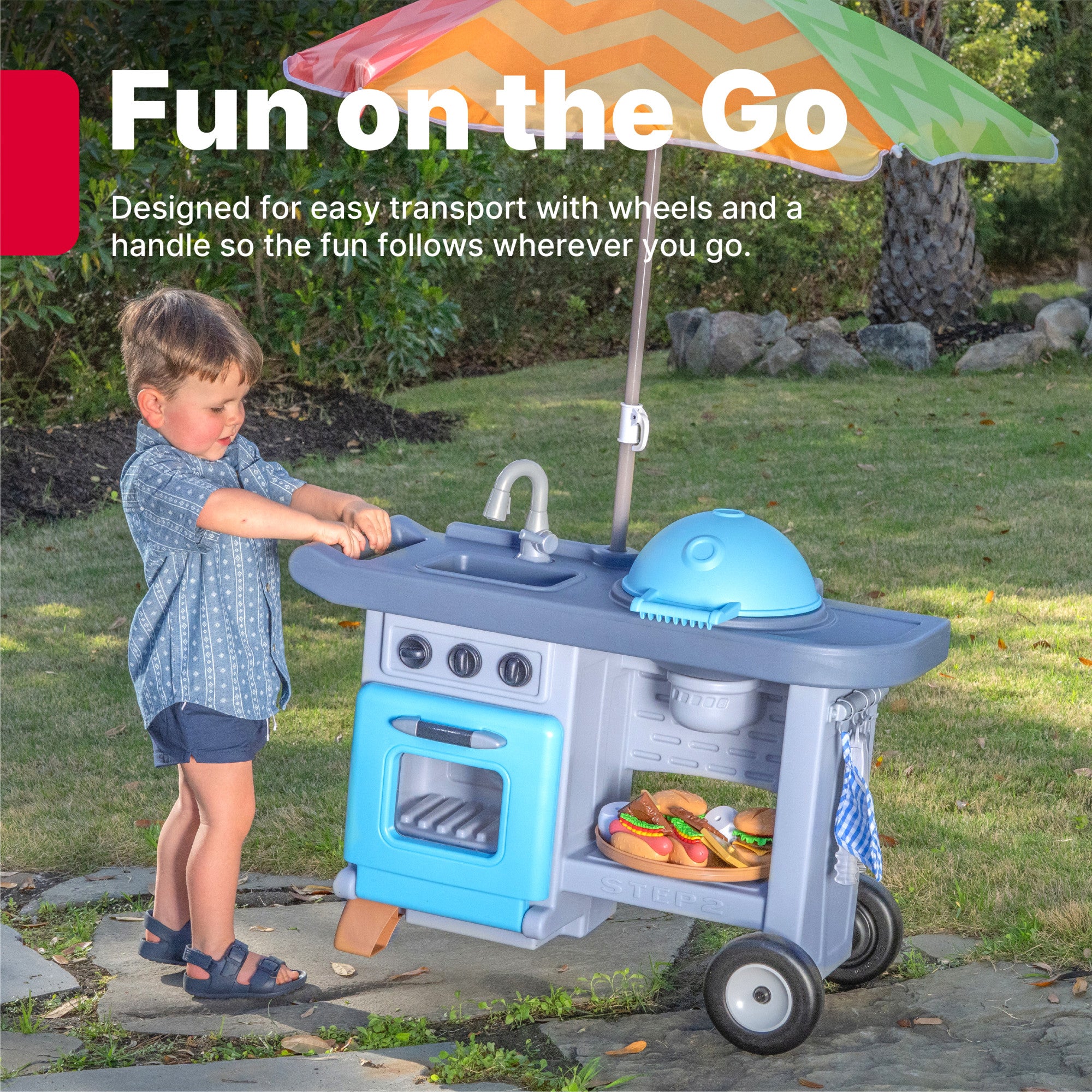 Grill & Go BBQ Cart with Lights and Sounds™ - Image 3