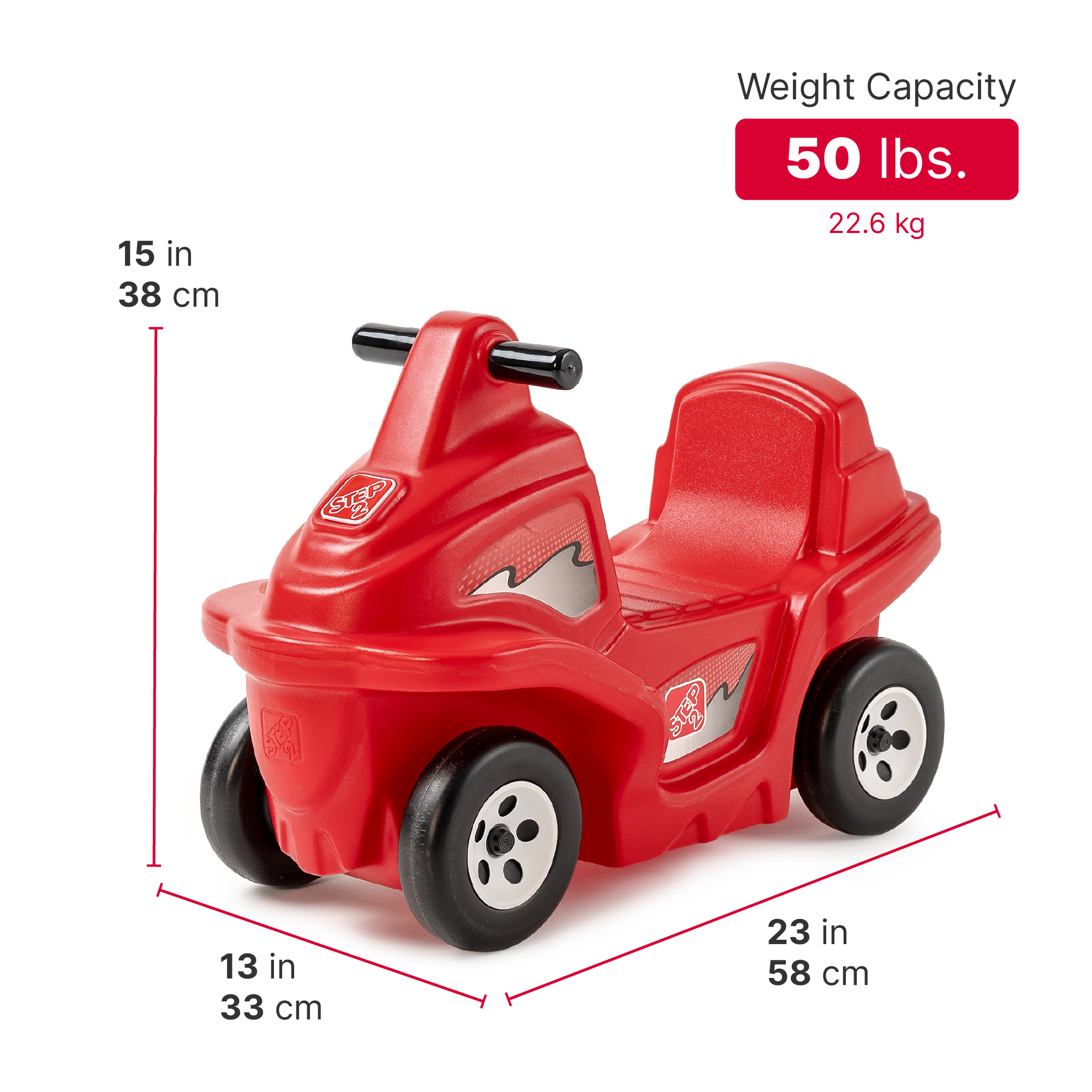 Rapid Ride & Hide Foot-to-Floor Ride-On™ - Image 7
