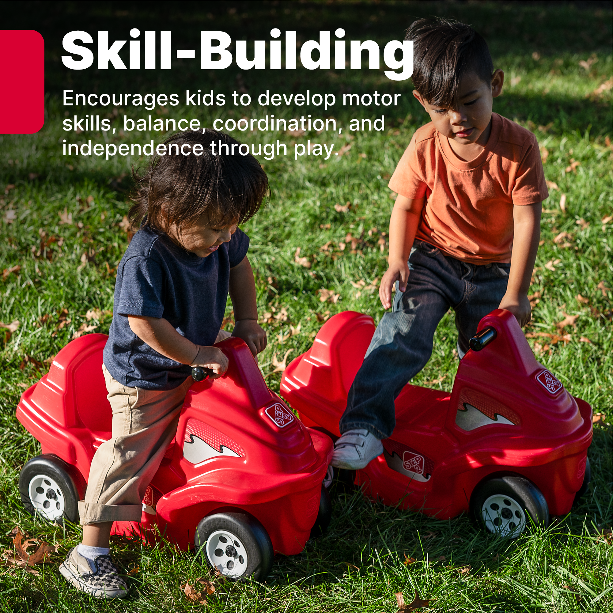 Rapid Ride & Hide Foot-to-Floor Ride-On™ - Image 4