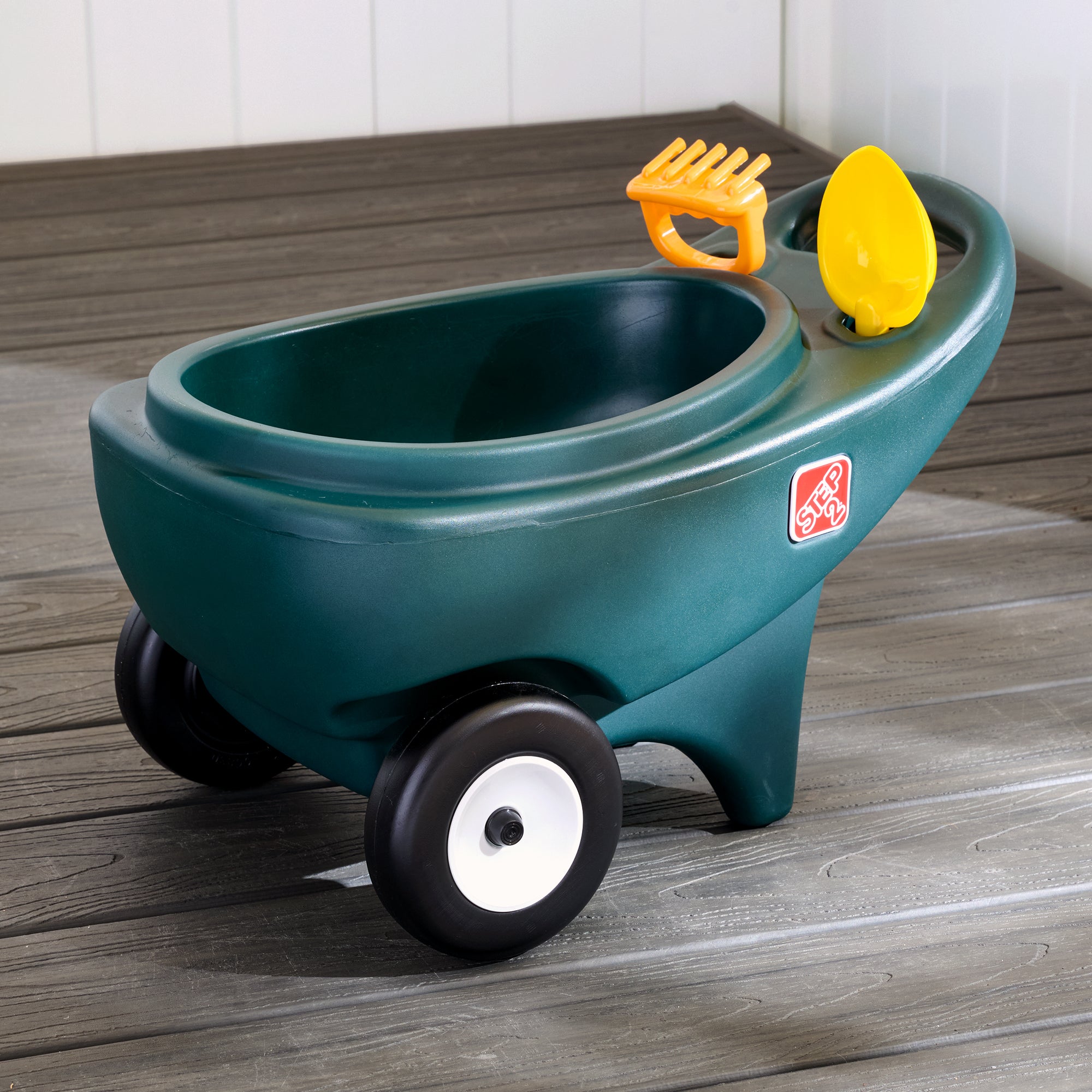 Kids Backyard Builder Garden Cart & Wheelbarrow - Image 3