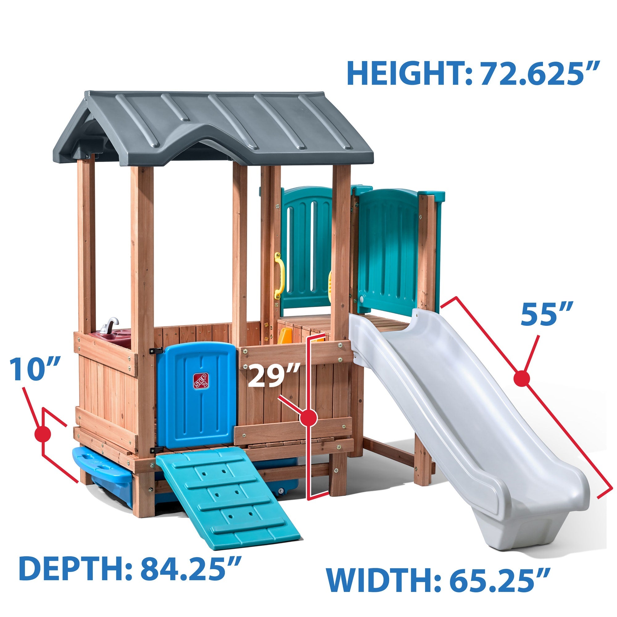 Woodland Adventure Playhouse & Slide™ - Image 7