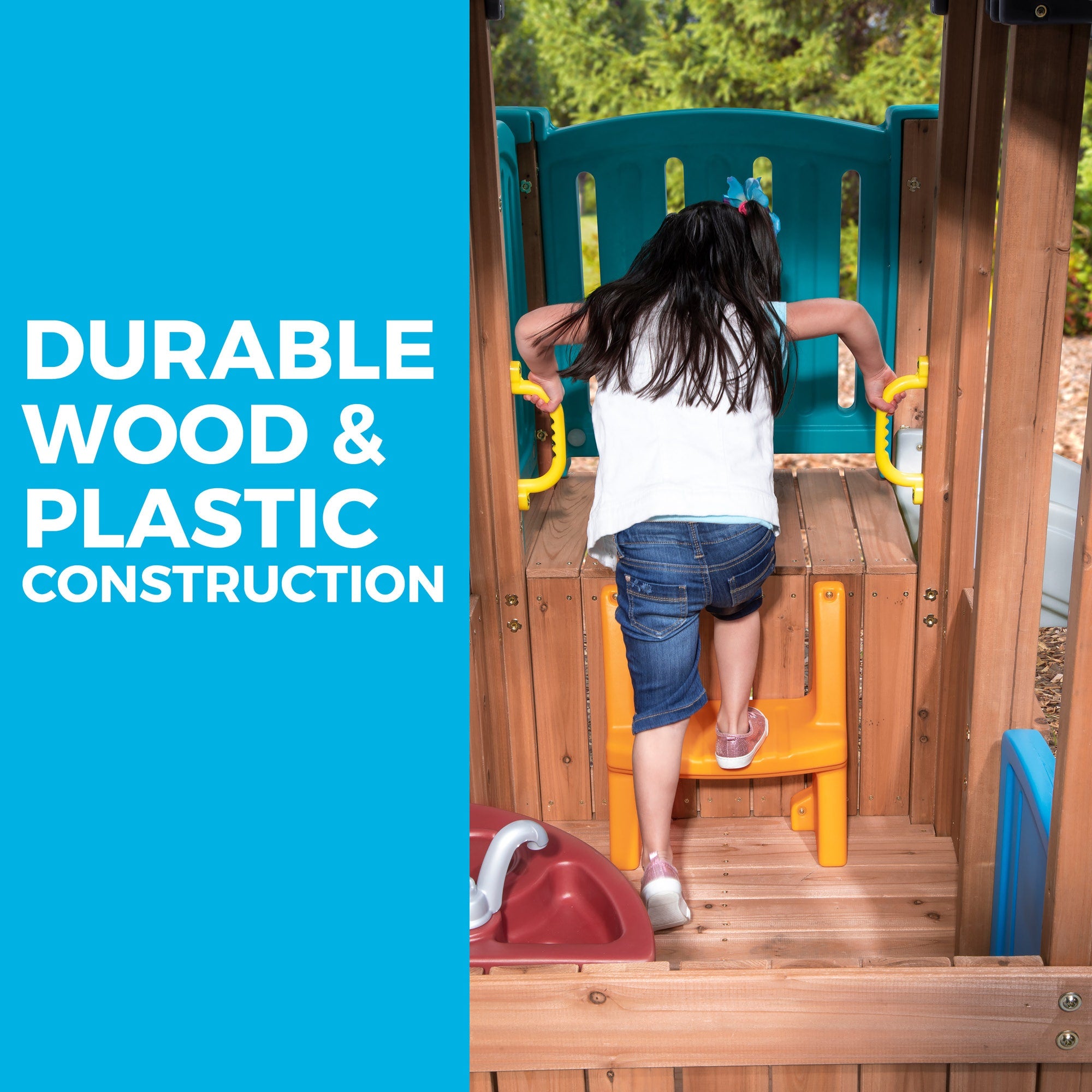 Woodland Adventure Playhouse & Slide™ - Image 3