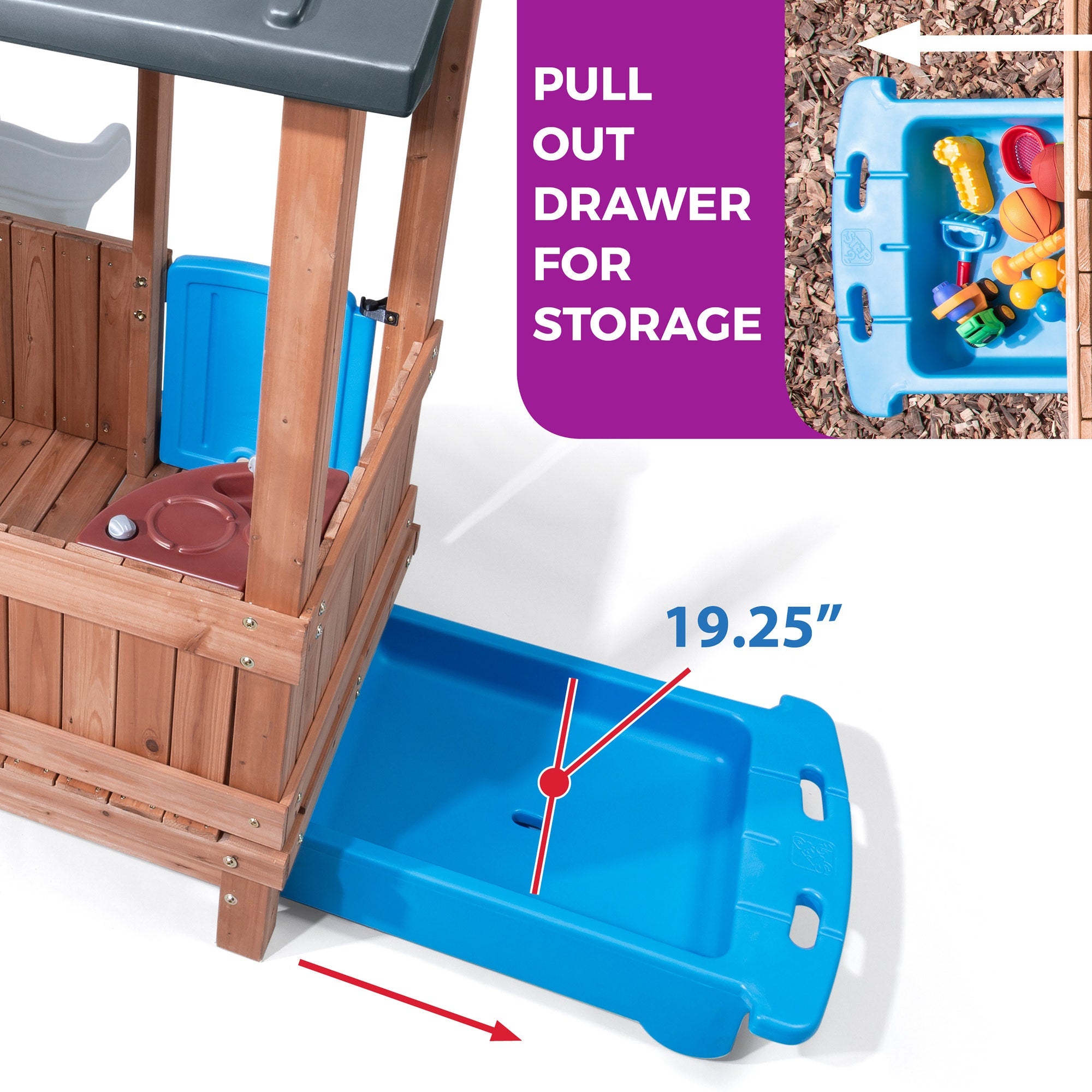 Woodland Adventure Playhouse & Slide™ - Image 5