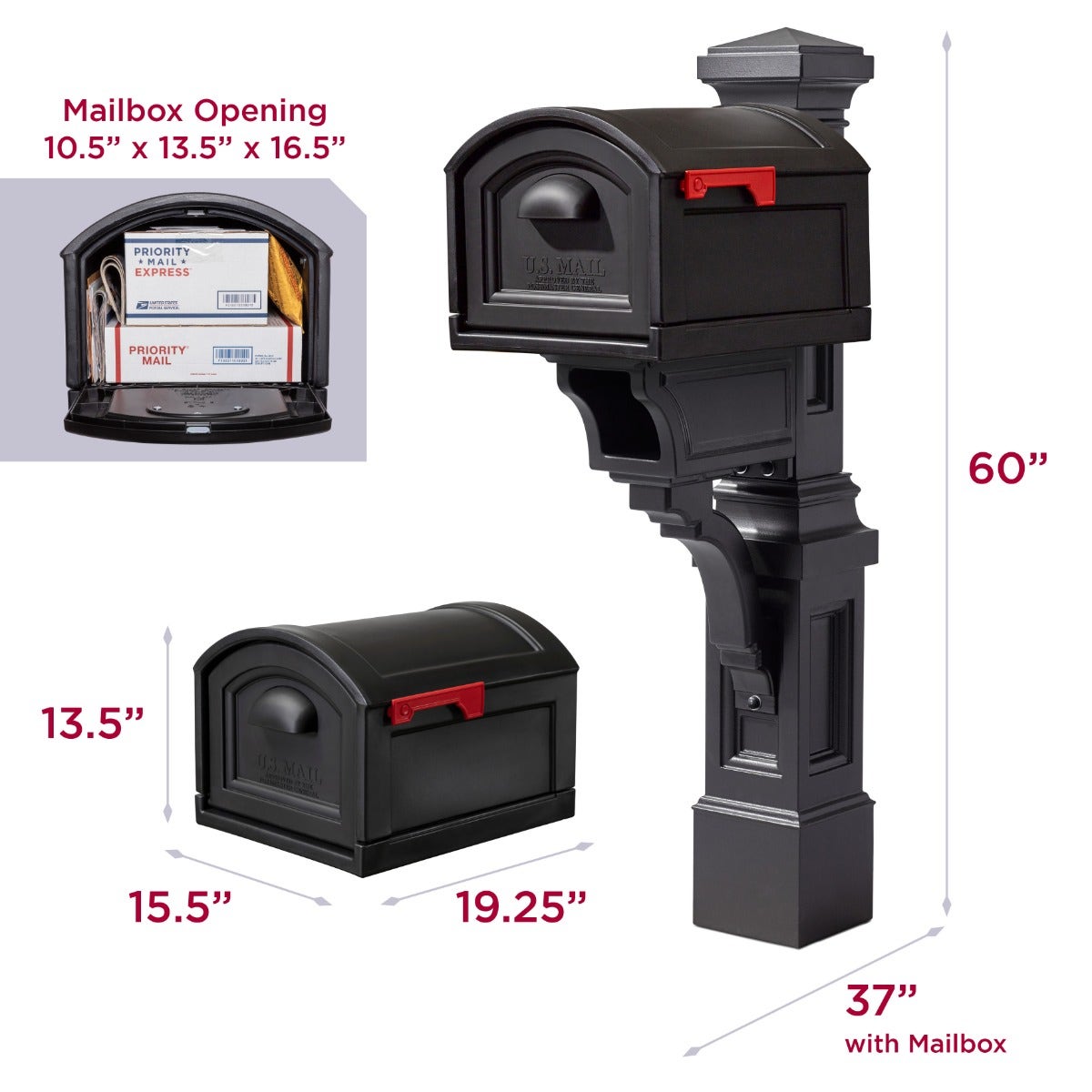 Atherton Mail Post & XL Mailbox™ - Image 8