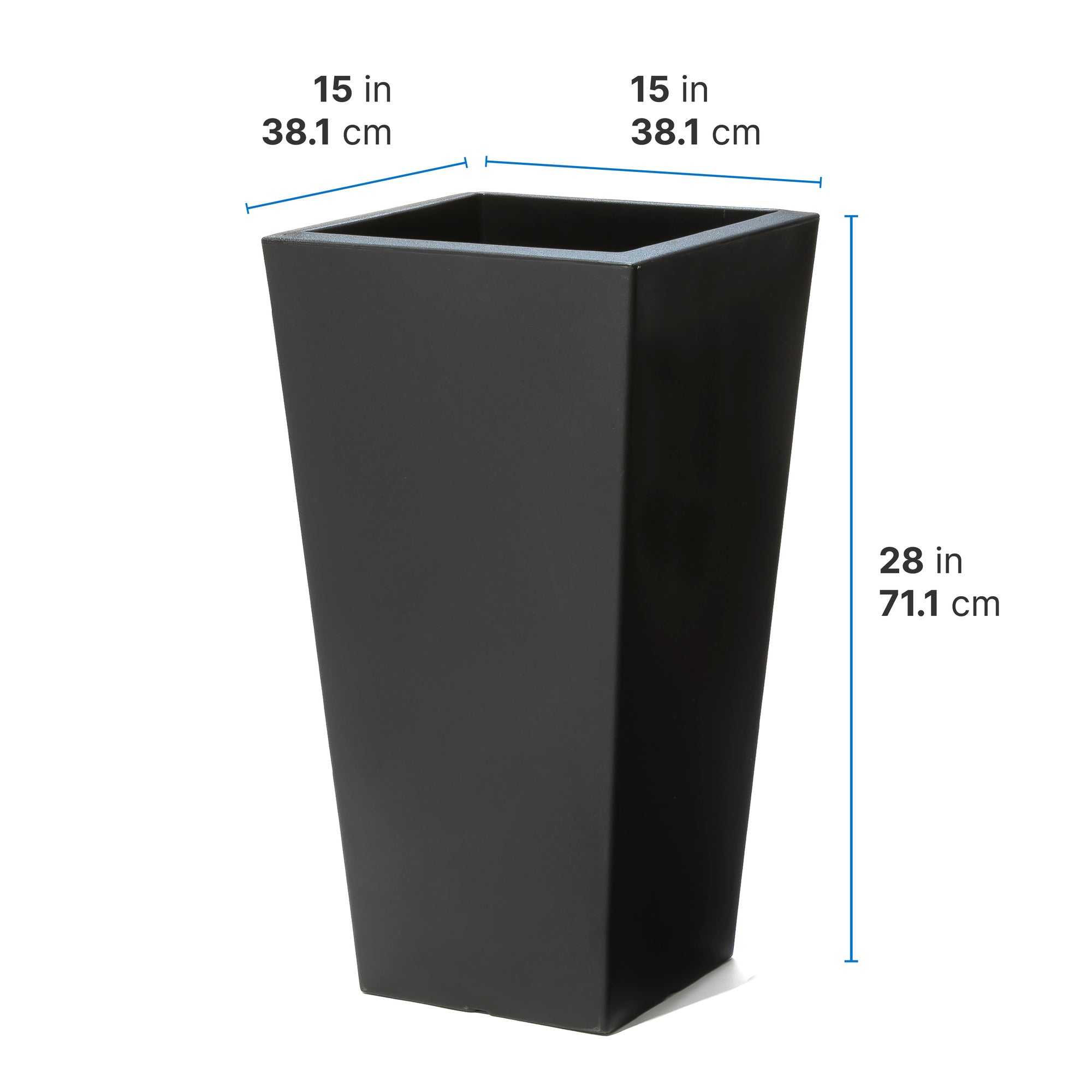 Tremont Tall Square Tapered Planter™ - Image 11