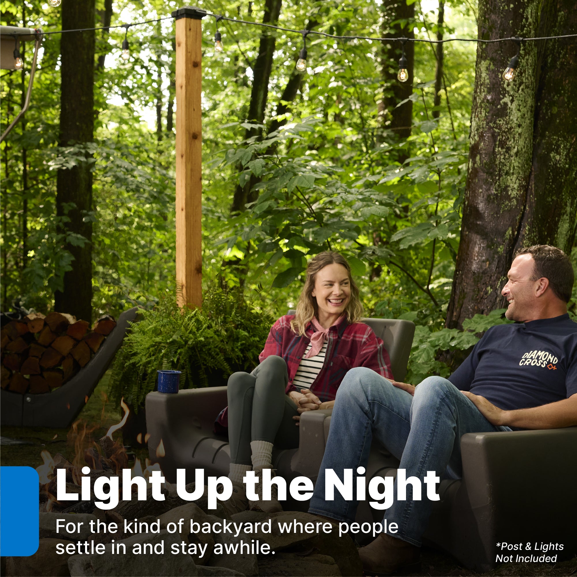 Firefly String Light Pole Stand with Planter™ (2pk) - Image 2