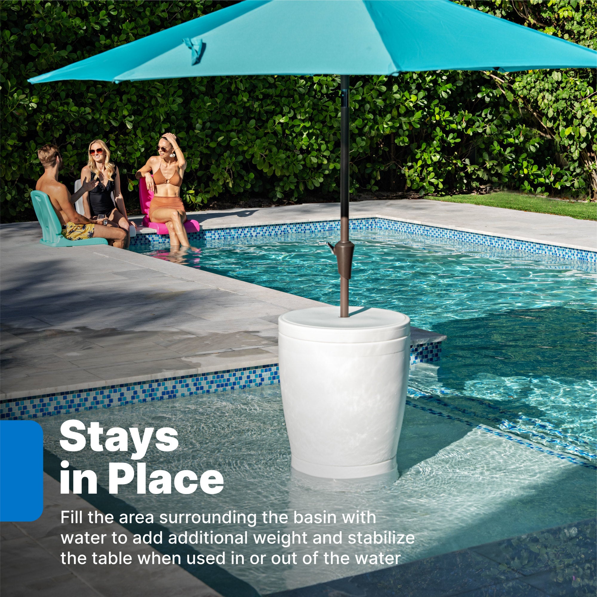 Vero In-Pool Shade Table™ with Storage - Image 6