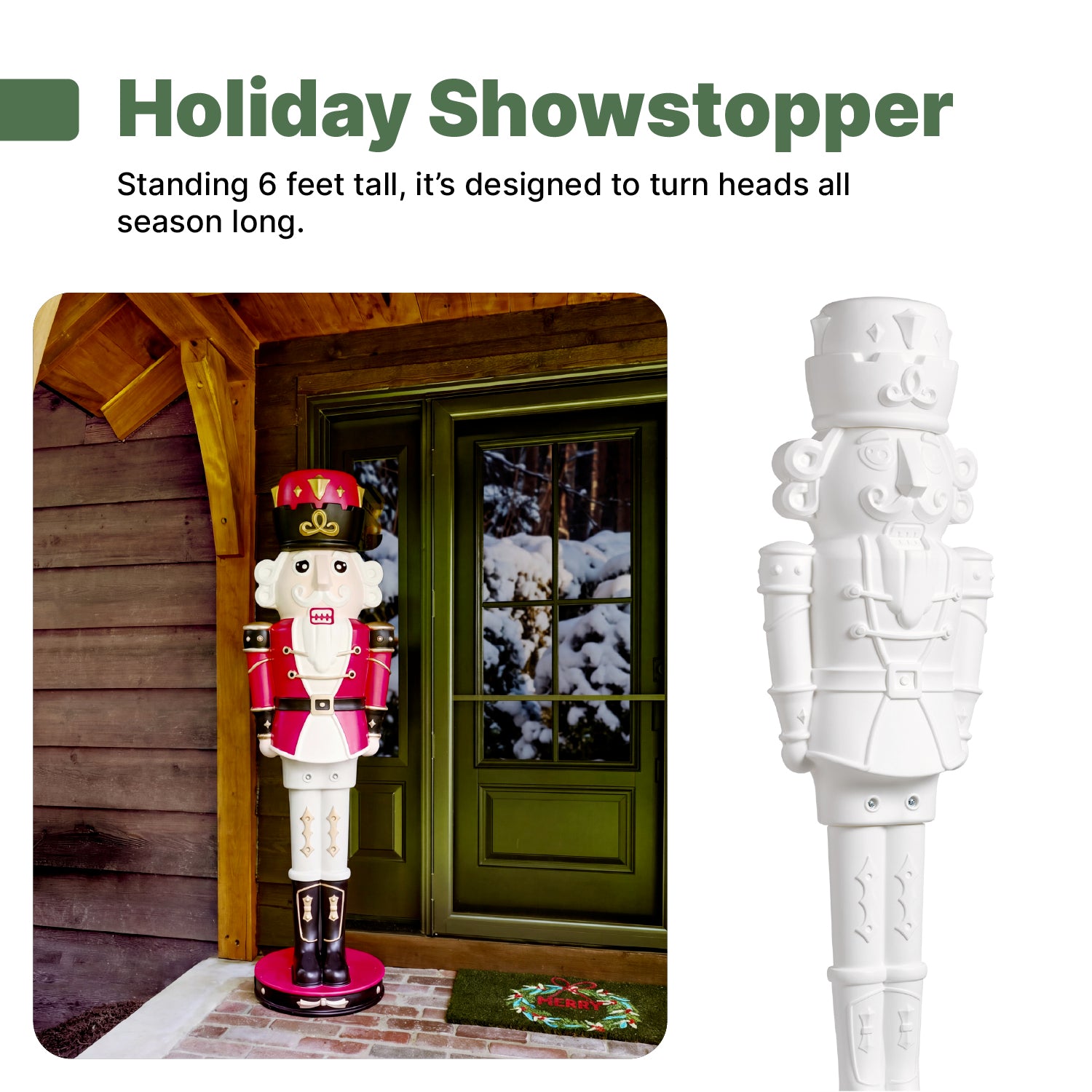 Giant 6ft Paintable Nutcracker Prince - Image 19