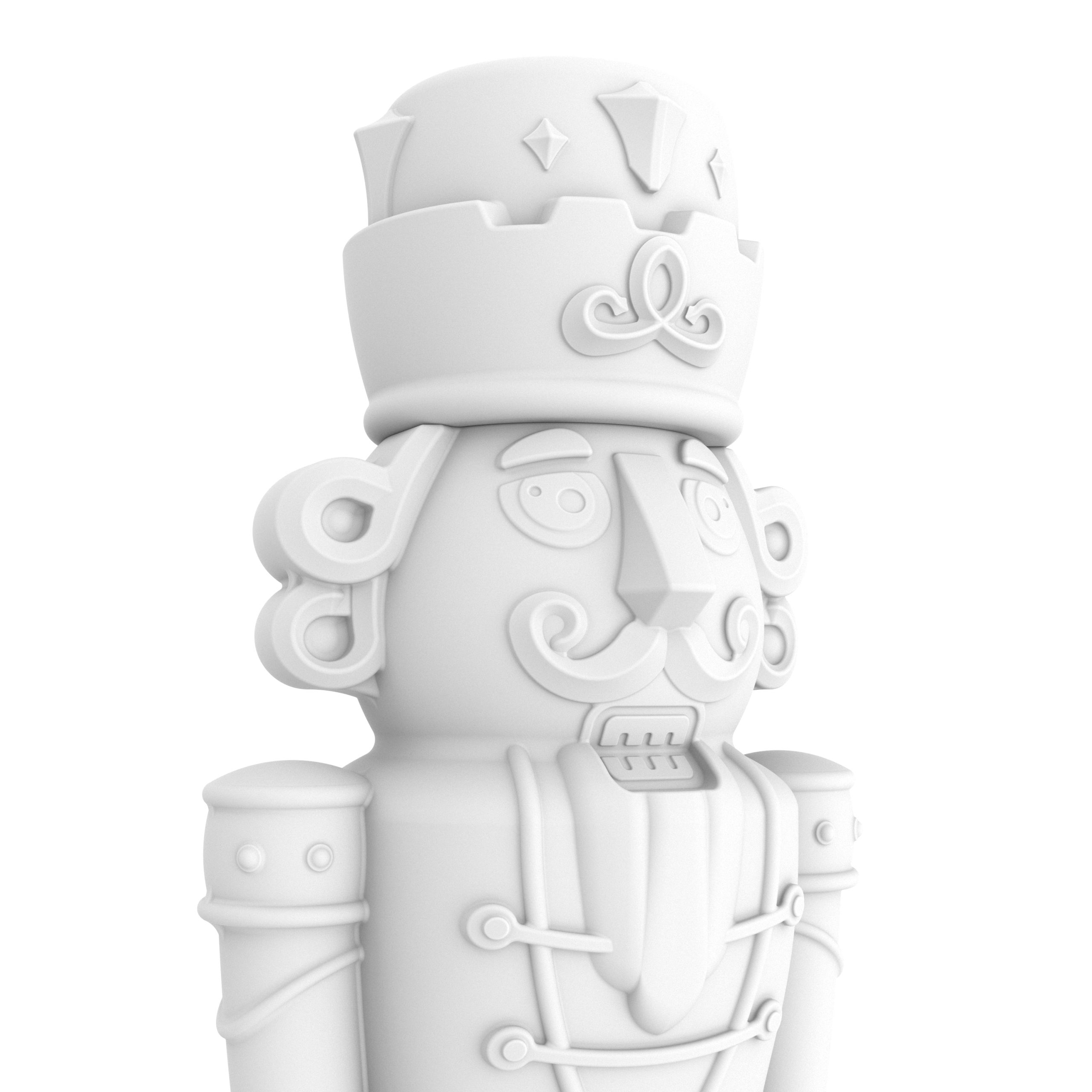 Giant 6ft Paintable Nutcracker Prince - Image 7