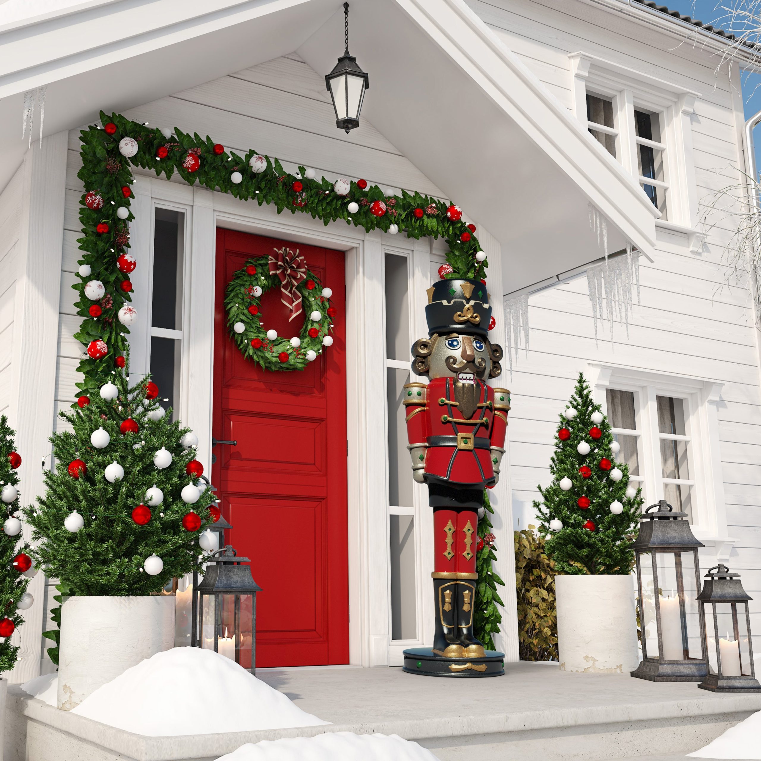 Giant 6ft Paintable Nutcracker Prince - Image 4