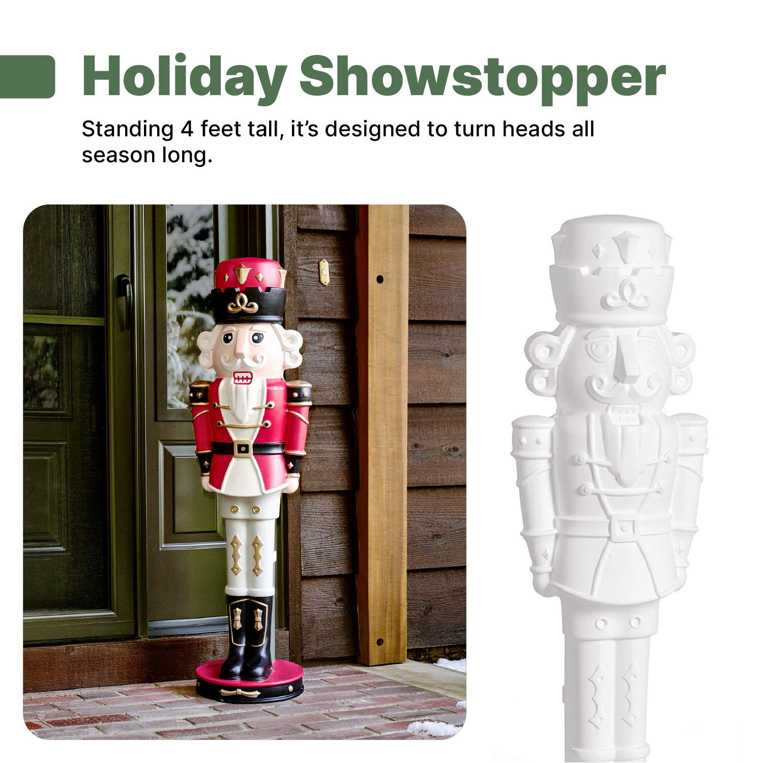 4ft Paintable Nutcracker Prince Jr - Image 15