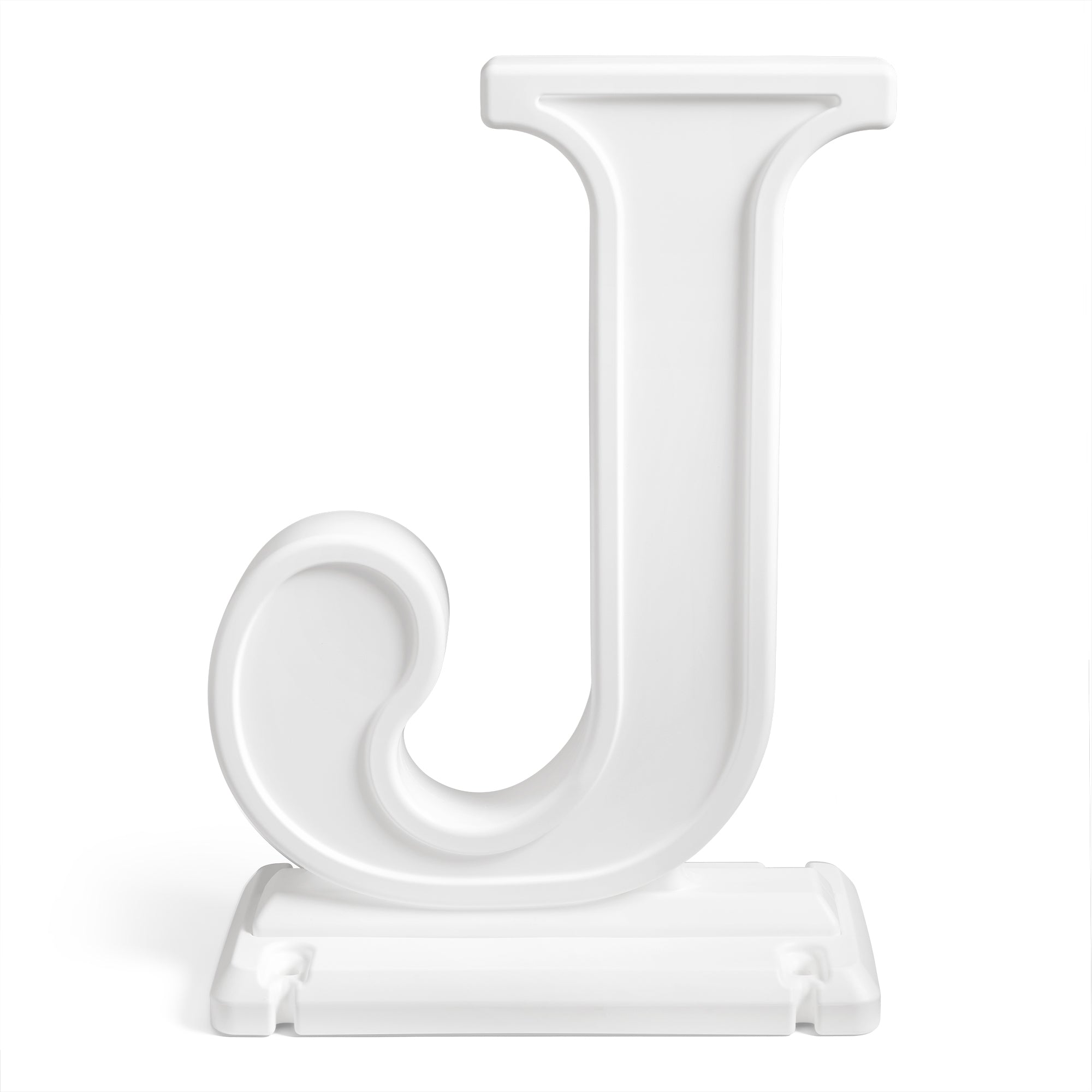 Large Outdoor 3-Piece Christmas JOY Letters Decoration - White - Image 2