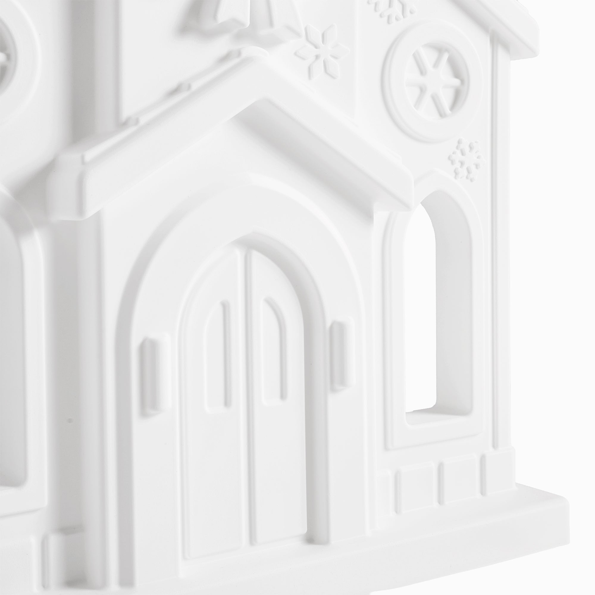 Paintable Large 3-Piece Outdoor Christmas Village - Image 8