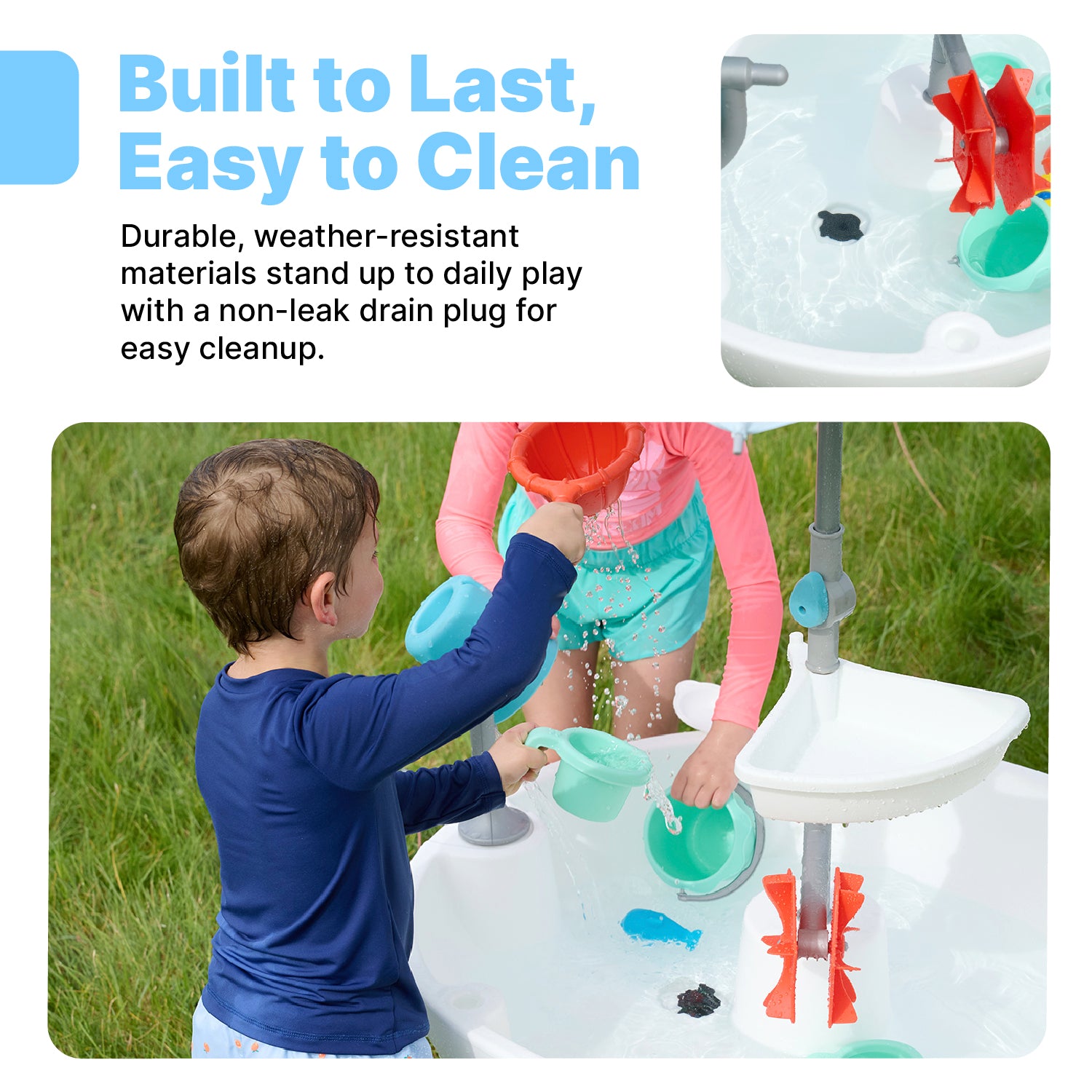 Sunshine Springs Splash Table™ with CoolBreeze™ Misting Canopy - Image 7