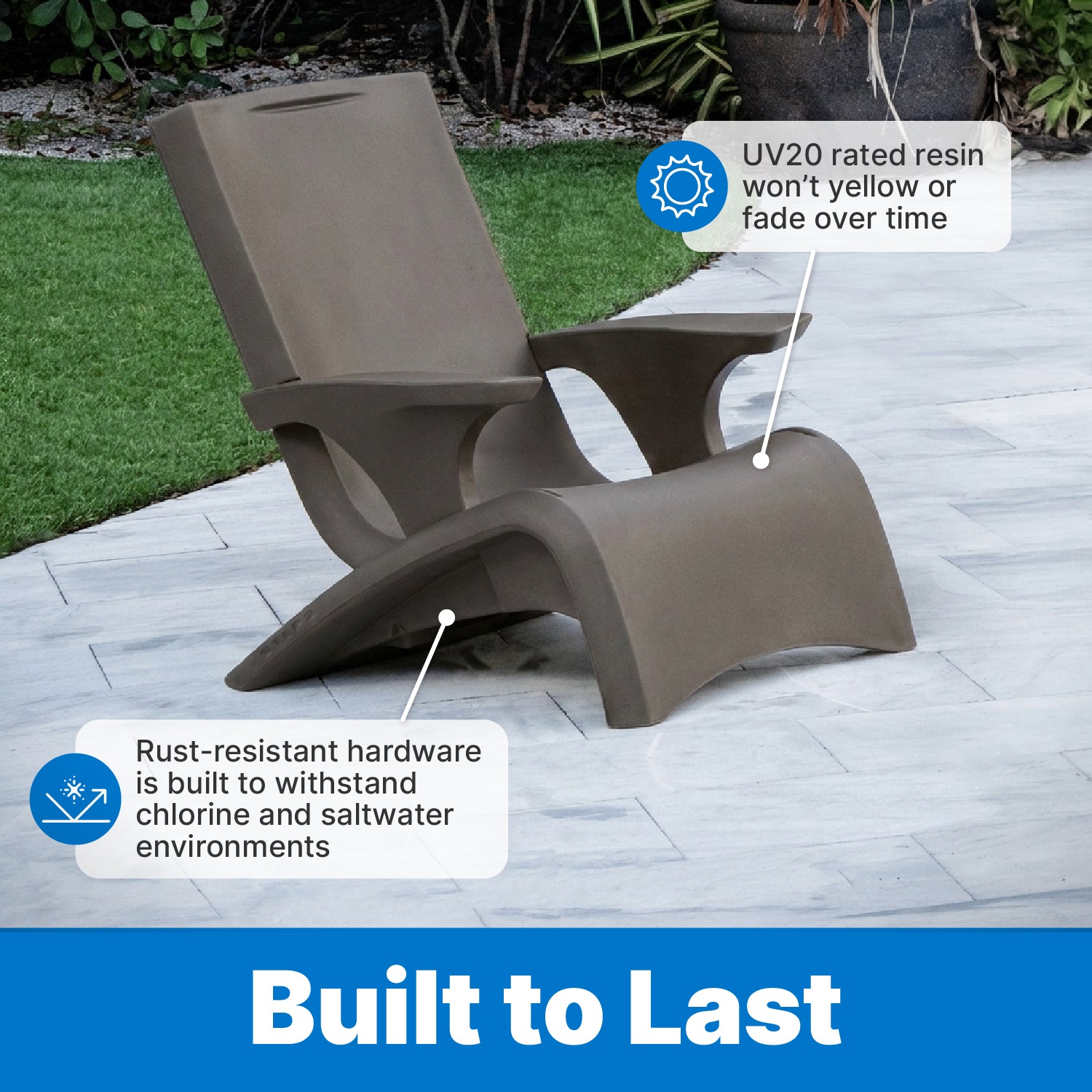 Vero Adirondack Chair™ Earth Tones Collection - Image 2