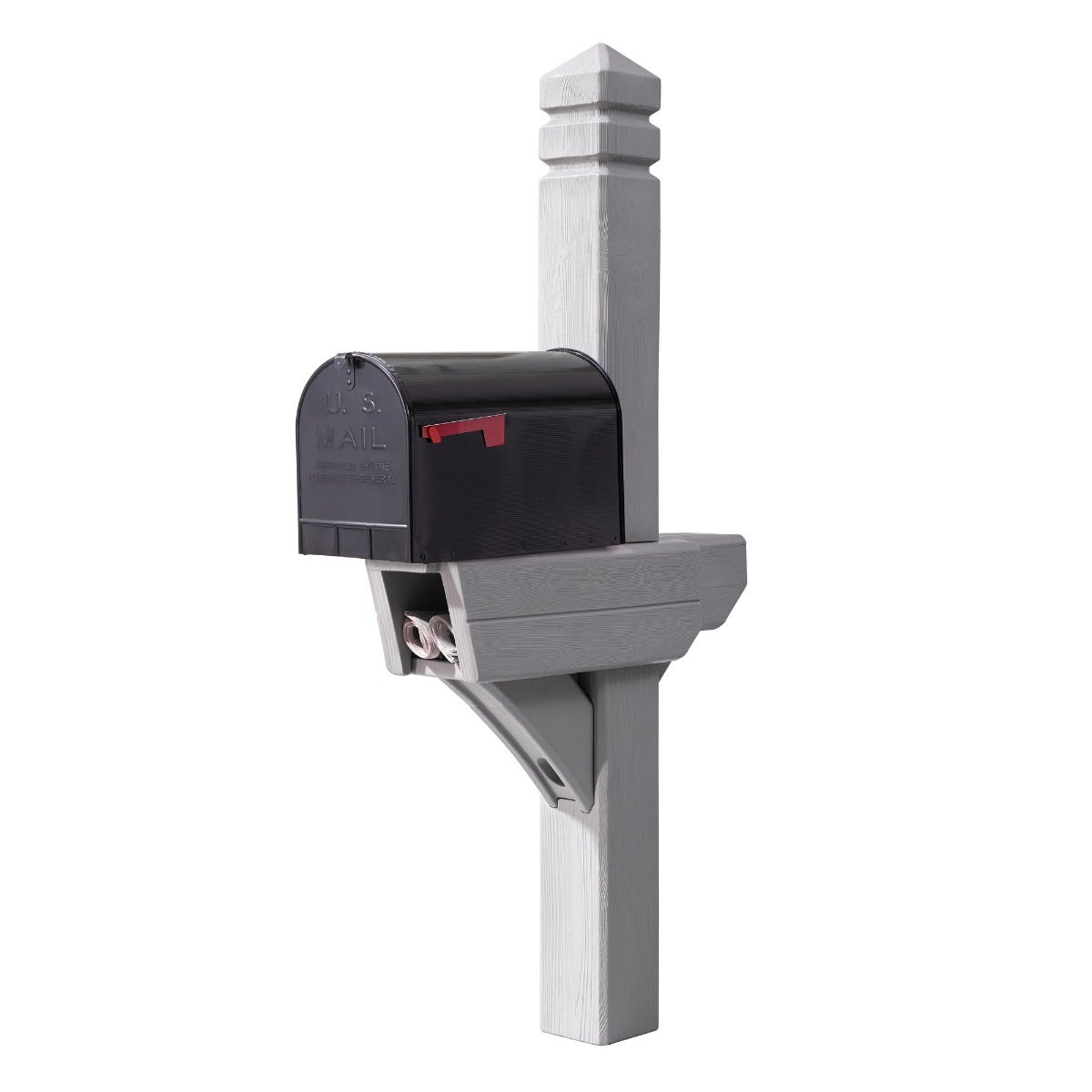 Highland Mail Post™ Weathered Cedar - Image 5