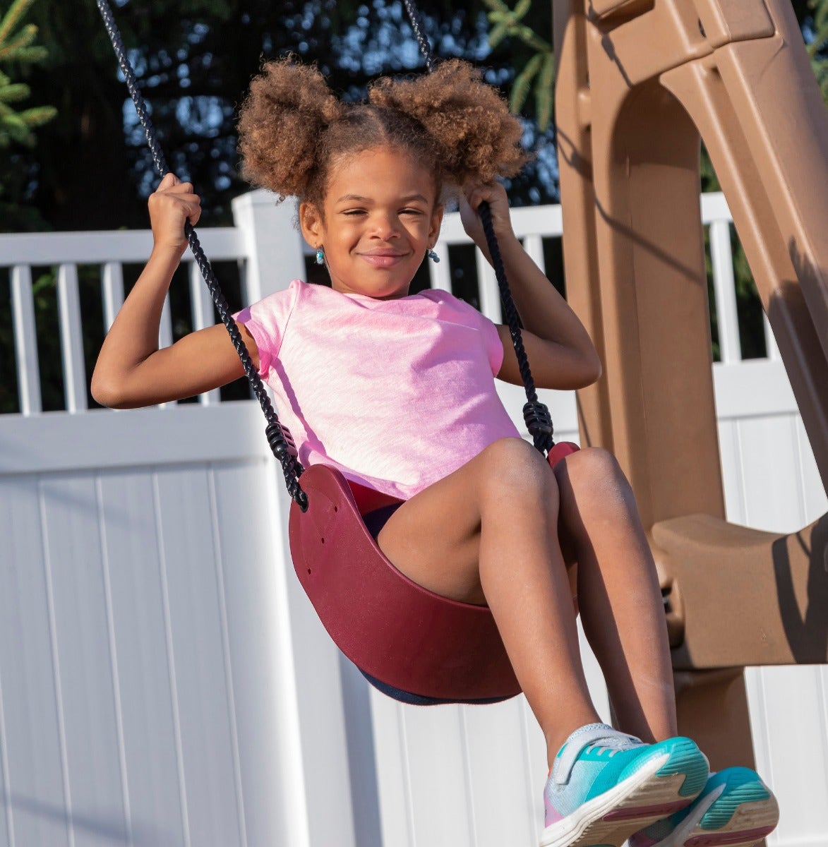 Naturally Playful™ Playhouse Climber & Swing Extension - Image 4
