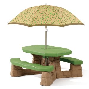 Naturally Playful™ Picnic Table with Umbrella