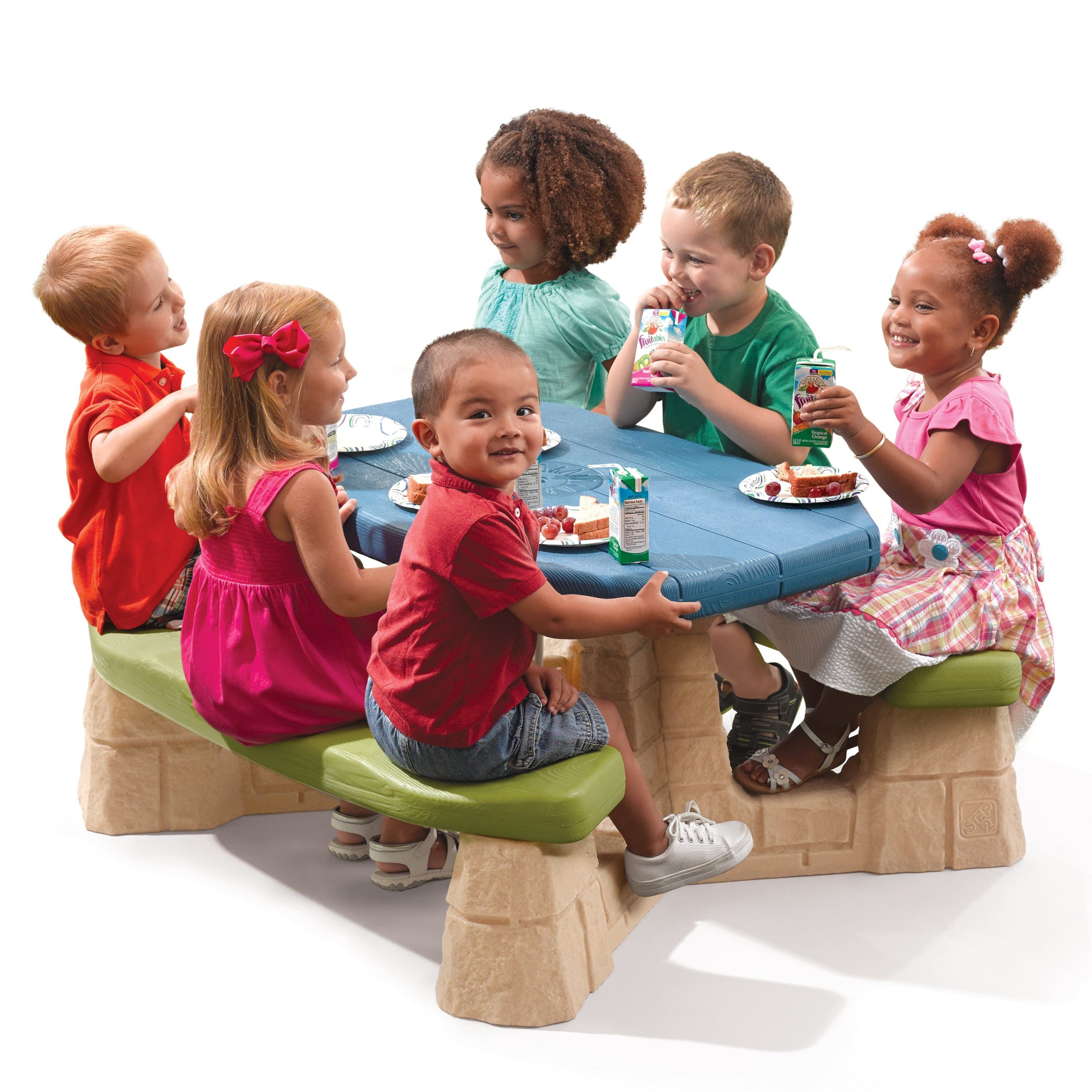Naturally Playful™ Picnic Table with Umbrella - Image 5
