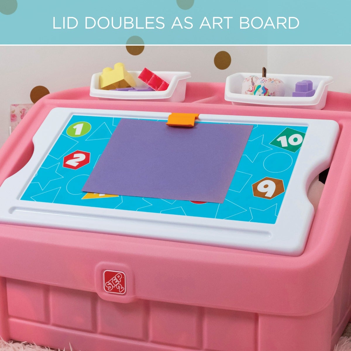 2-in-1 Toy Box & Art Lid™ - Image 9