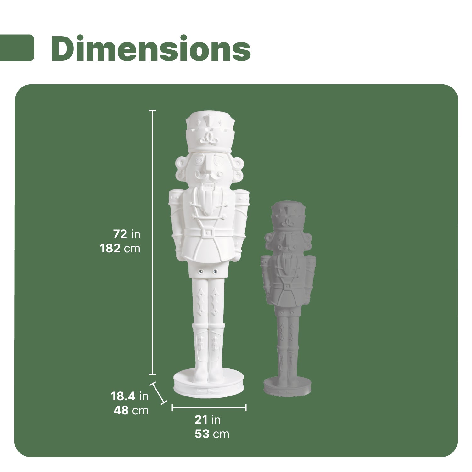 Giant 6ft Paintable Nutcracker Prince - Image 23